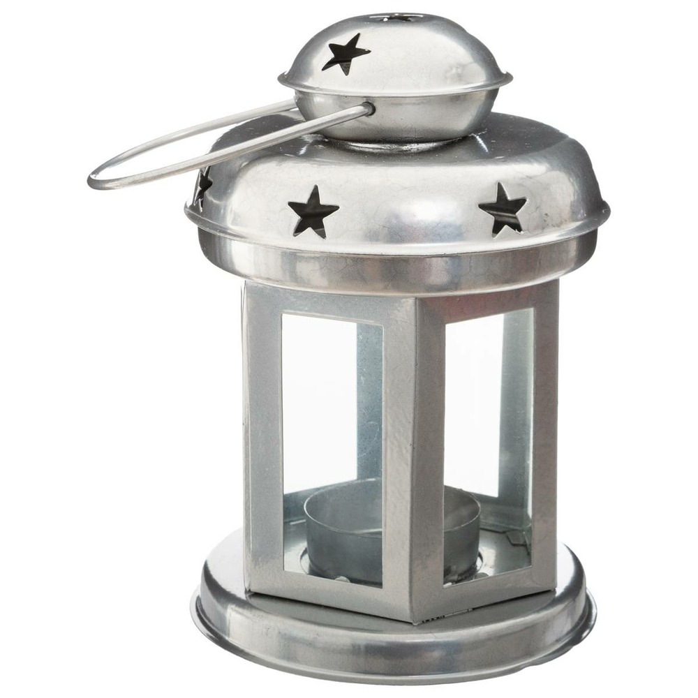 Lanterne métal en box palette assorti