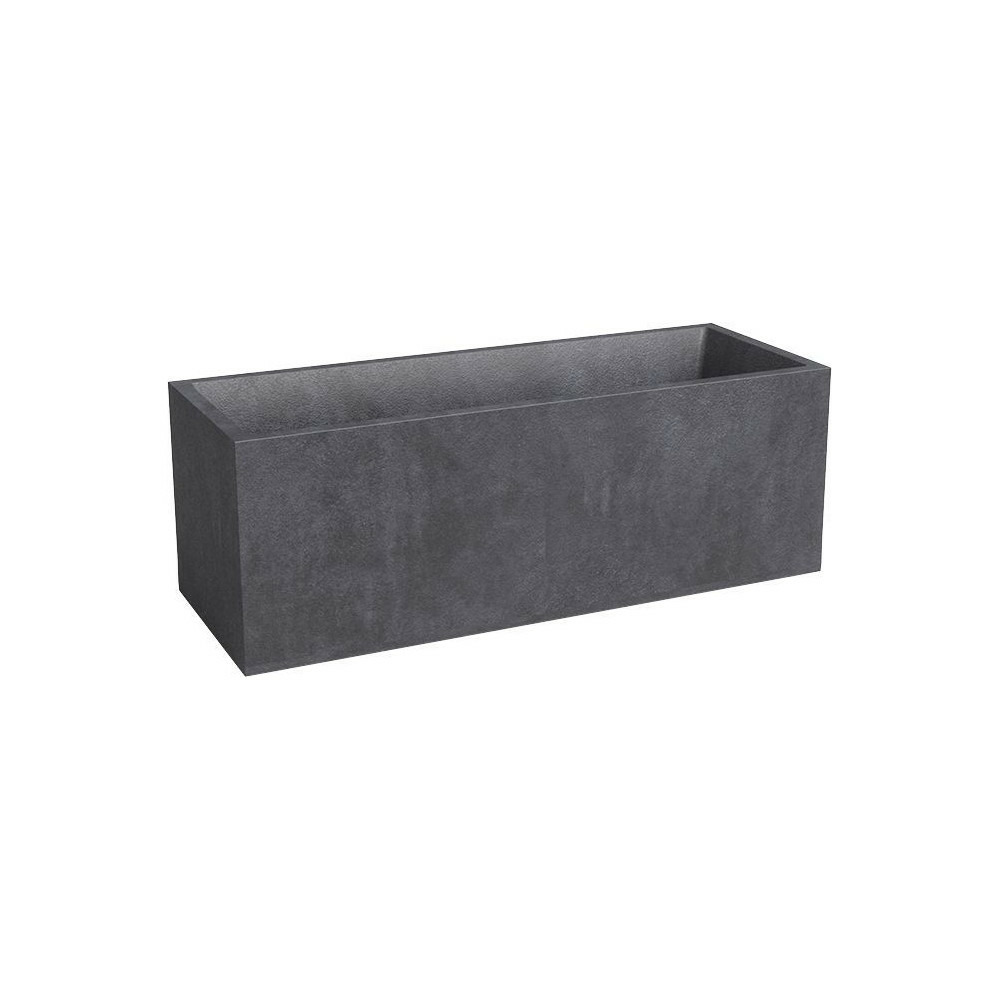 Jardiniere - plastique - anthracite - 80 cm - 57 l - sydney - artevasi