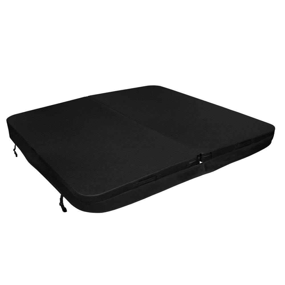 Housse de spa jardi - noir - 220 cm x 220 cm