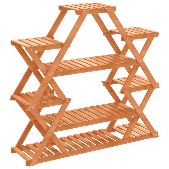 Support à fleurs 110x25x105 cm bois massif de sapin