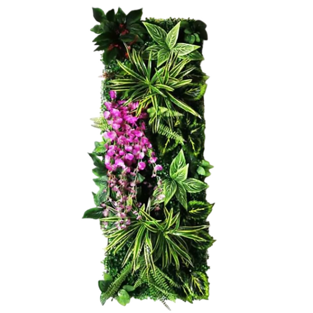 Panneau mural décoratif en plantes artificielles 40x121 cm