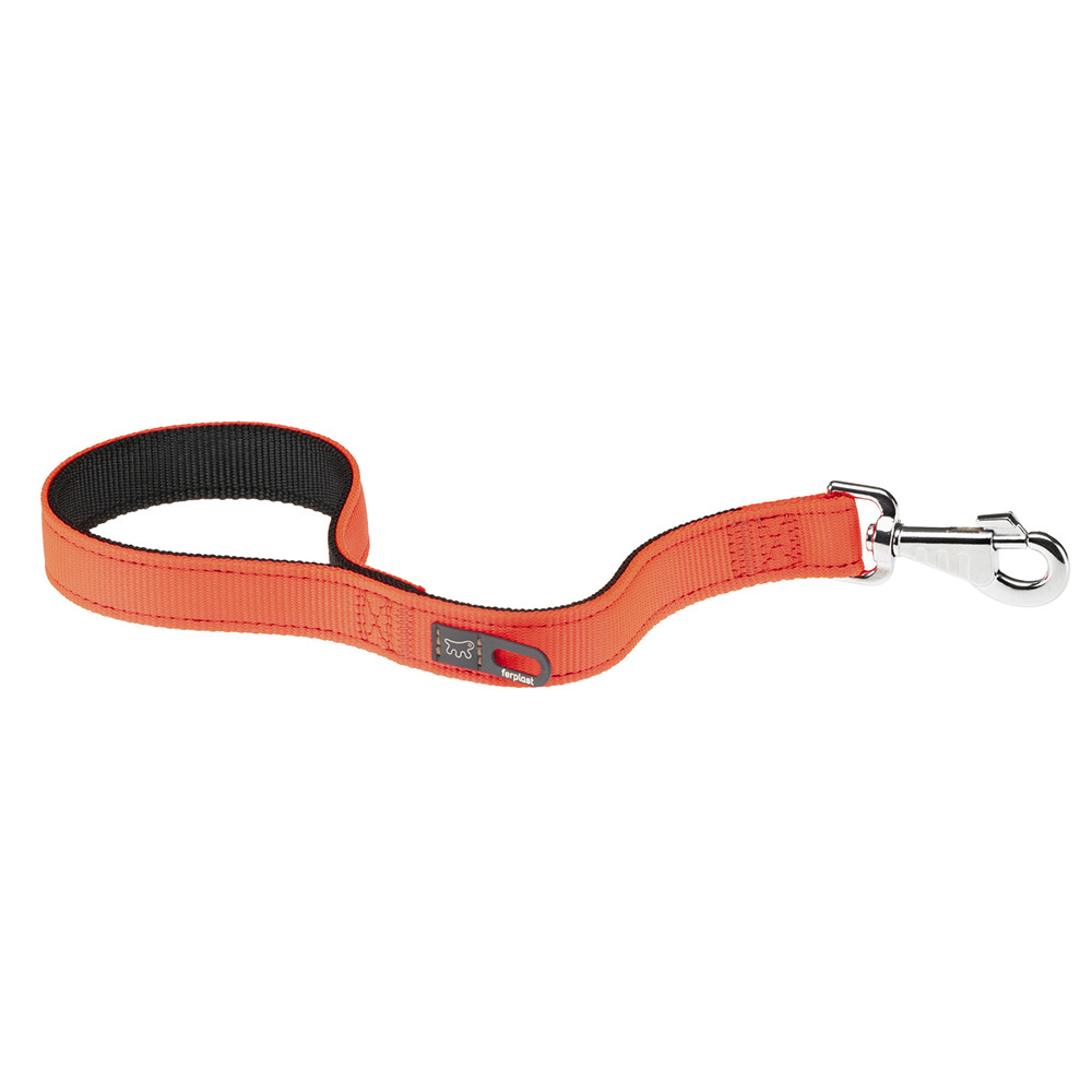 Dual gm25/45 colours laisse chien 25 mm x l 45 cm orange