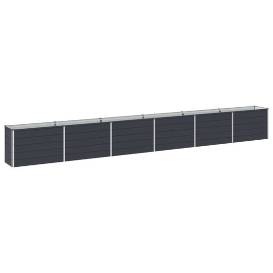 Jardin surélevé anthracite 480 x 40 x 55 cm