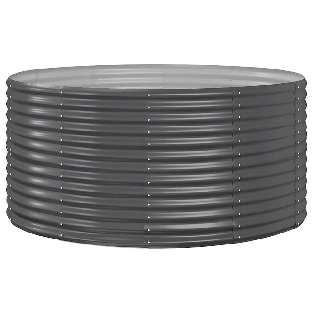 Lit surélevé de jardin anthracite acier galvanisé