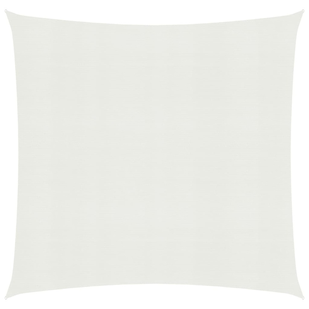 Voile d'ombrage 160 g/m² blanc 4x4 m pehd