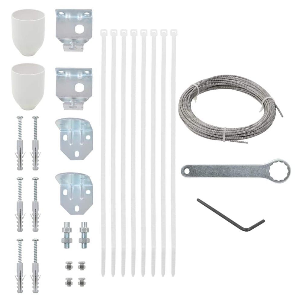 Ensemble d'accessoires pour écran de balcon 29 pcs