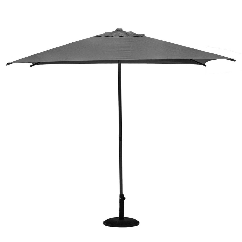 Parasol droit carré soya ardoise