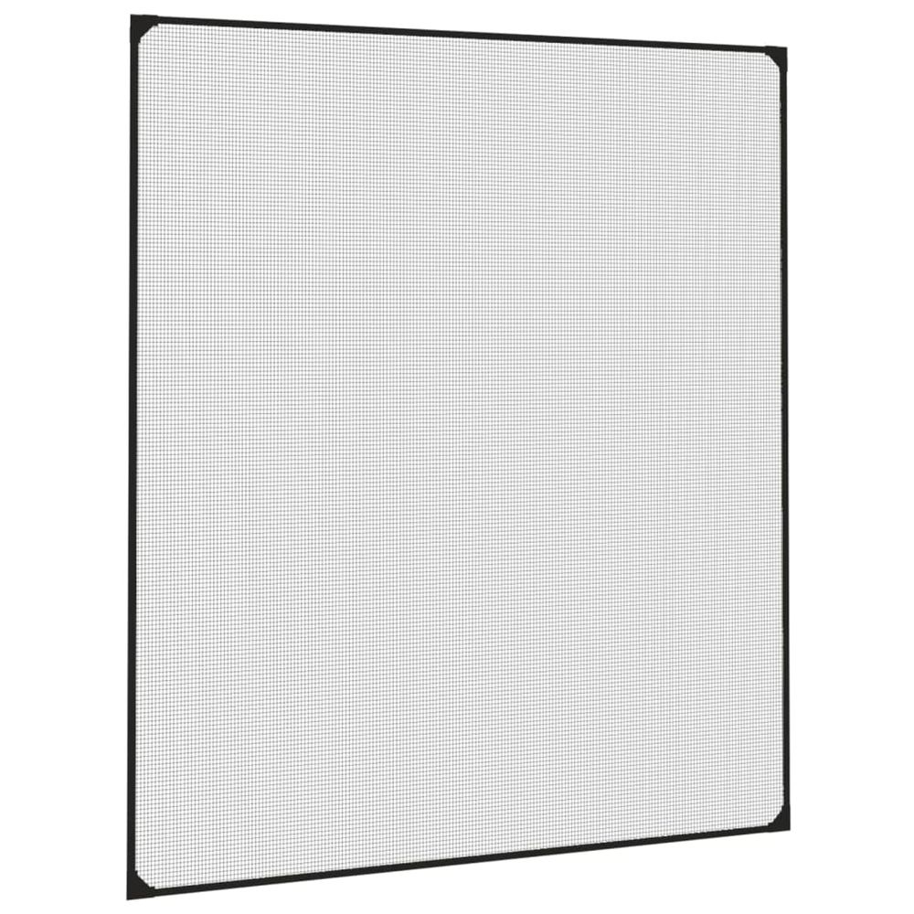 Moustiquaire magnétique pour fenêtres anthracite 120x140 cm