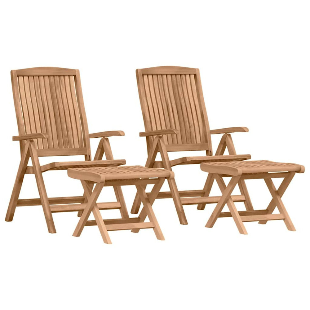Ensemble de salle à manger pour jardin 4 pcs marron