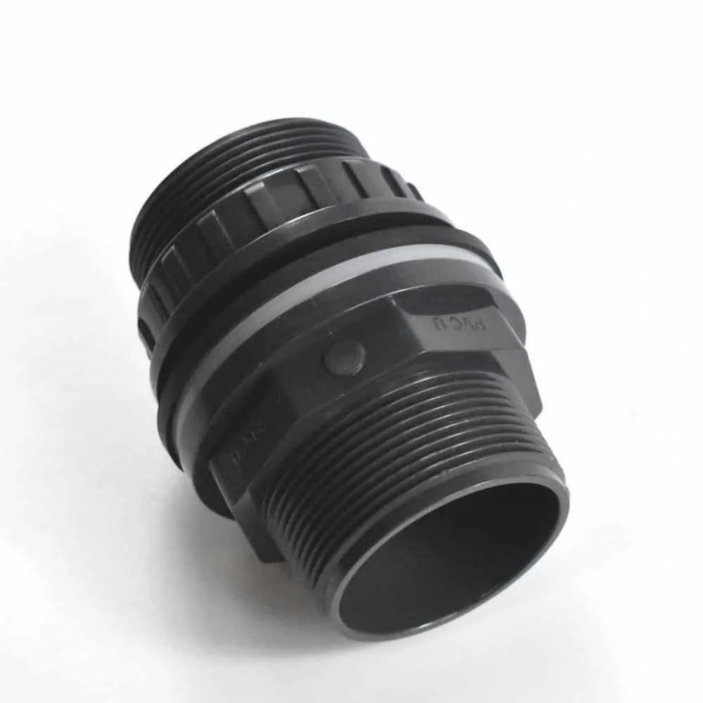 Traversée de paroi pvc, raccord pvc pression, 50mm, pn10