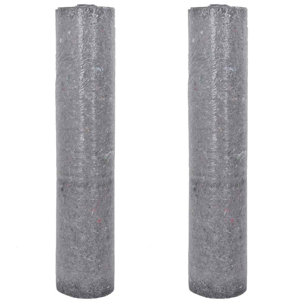 Polaires de peintre antidérapantes 2 pcs 25 m 220 g/m² gris