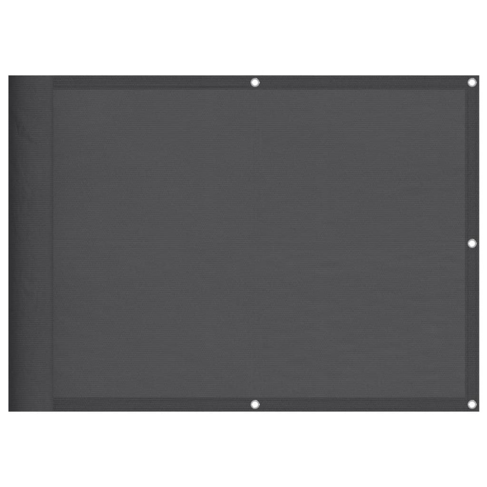 Écran de balcon anthracite 75x800 cm 100% polyester oxford