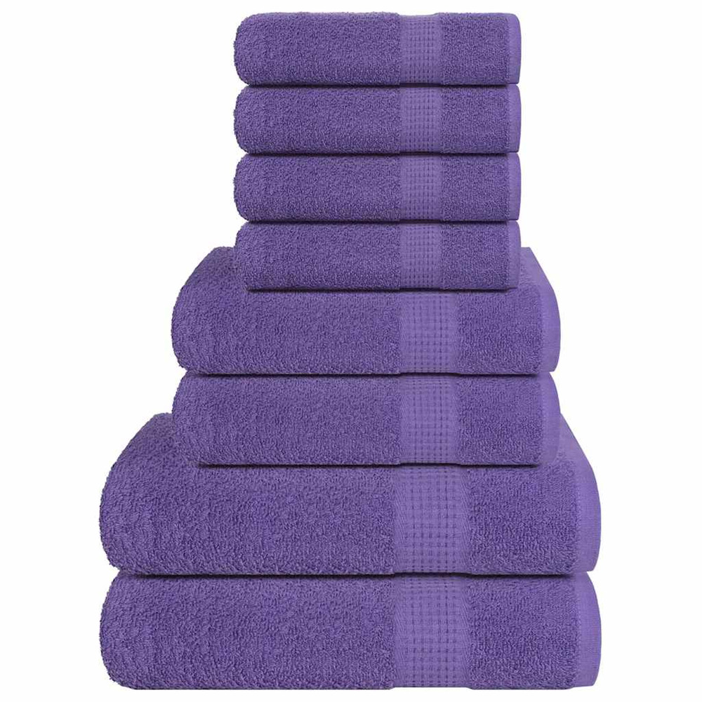 Ensemble de serviettes frogn 8 pcs violet 360 g/m²