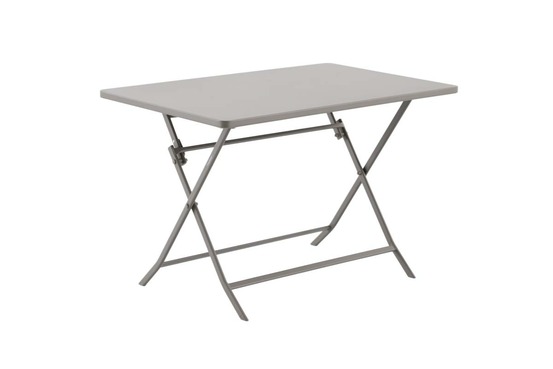 Table de jardin greensboro 4 places pliable café 110x70cm