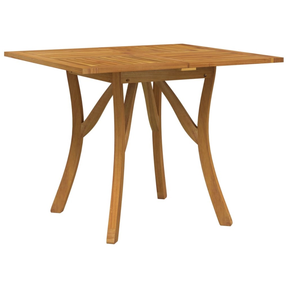 Table de jardin 85x85x75 cm bois d'acacia solide