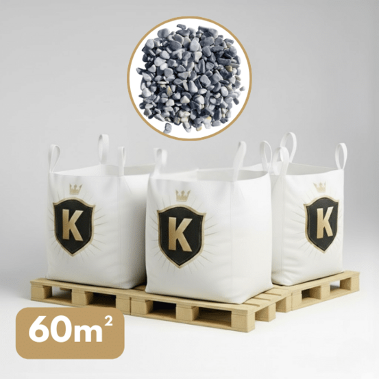 Galet gris bleu 15/25 mm – pack 3 big bag +/- 1,5t – 60 m²