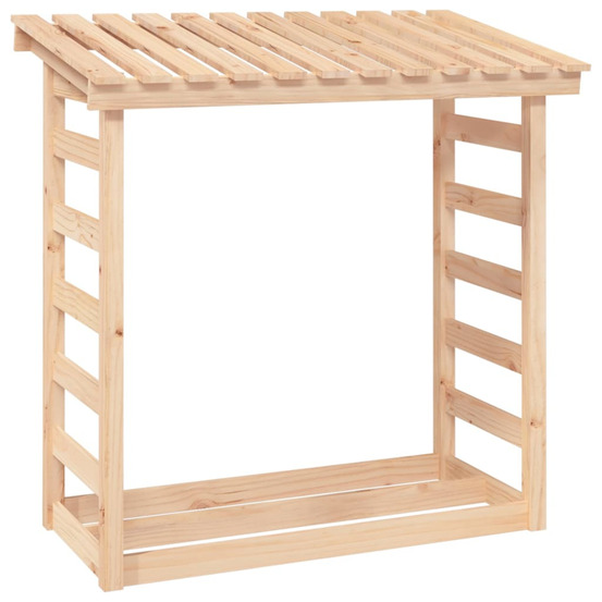 Support pour bois de chauffage 108x64,5x110 cm bois de pin