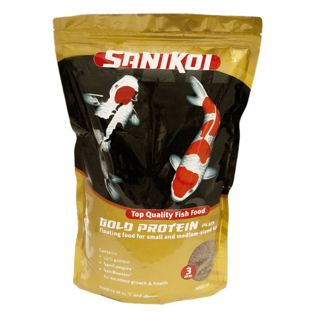 Nourriture pour poissons sanikoi gold protein plus 3mm 3l 124646