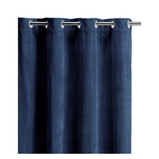 Rideau uni elise cobalt 140 x 280 cm