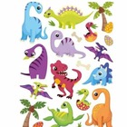 Stickers gel 3d dinosaures