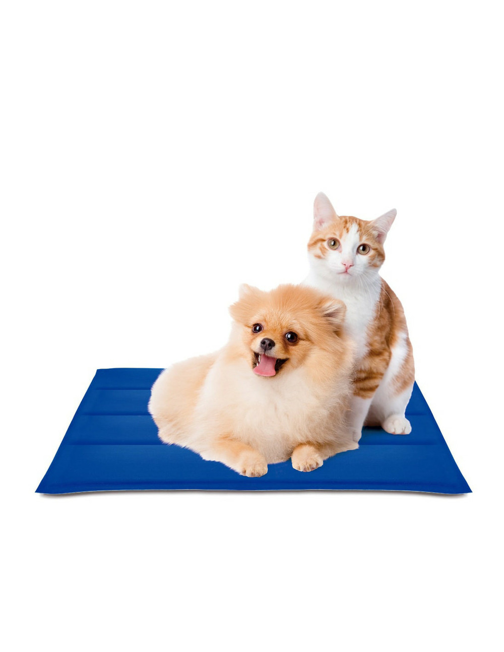 Tapis rafraîchissant cool mat gel bleu 50x40cm nayeco