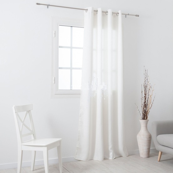 Rideau à oeillets 140x240cm dreamtime blanc