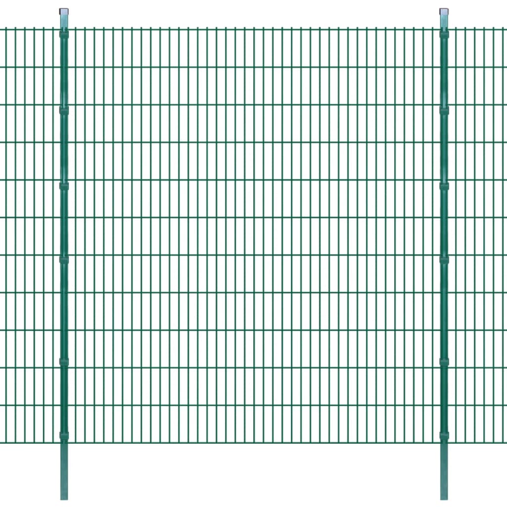 Panneaux et poteaux de clôture 2d pour jardin 2008x2230 mm 4 m