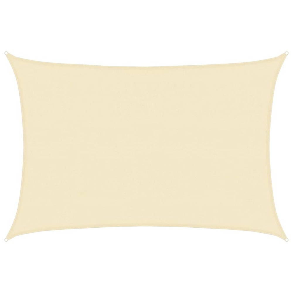 Voile d'ombrage 160 g/m² crème 4x5 m pehd