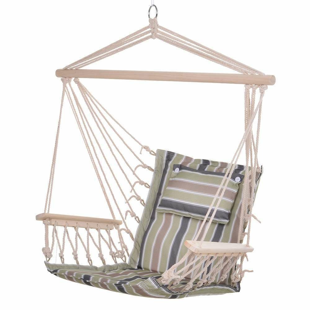 Chaise suspendue hamac de voyage multicolore - L100xl49xH106cm