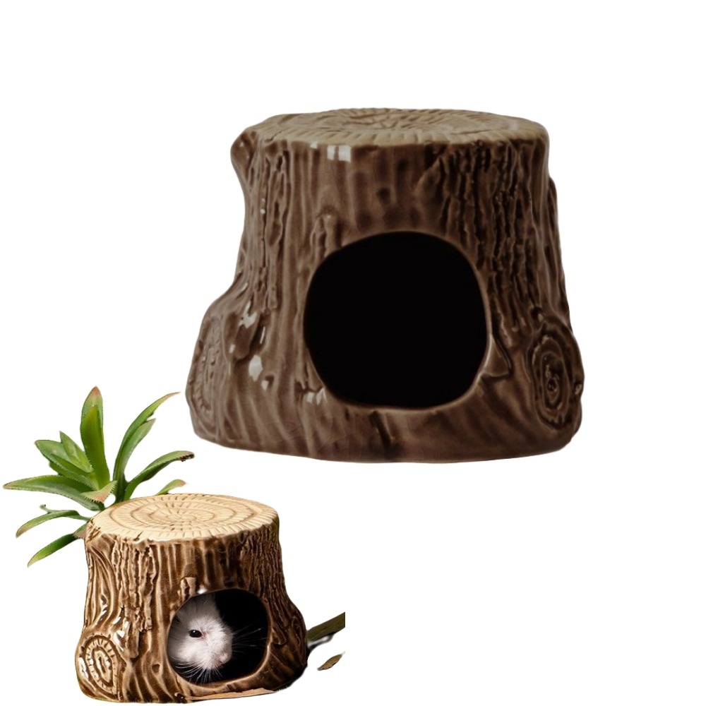 Nid de petits animaux en céramique