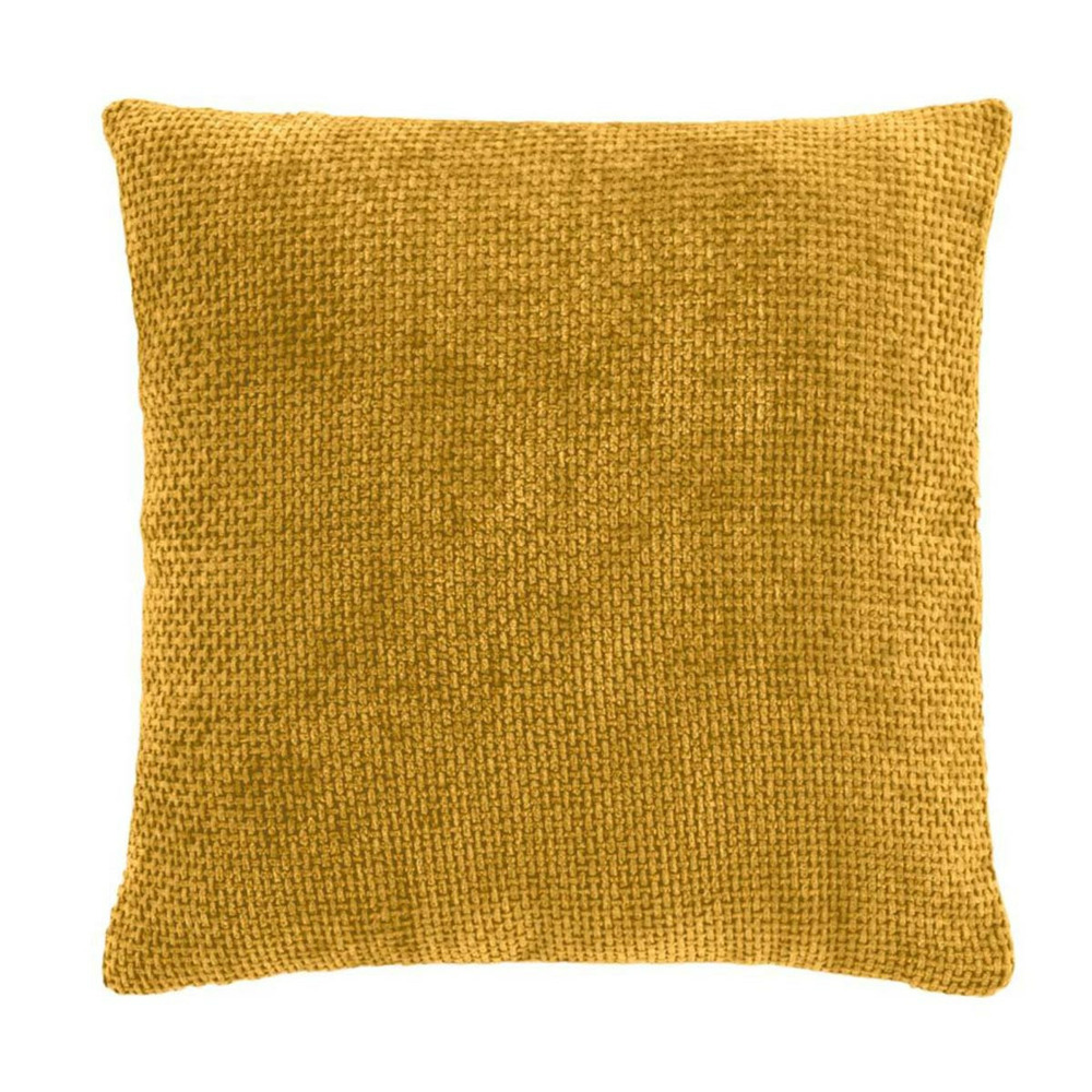 Housse de coussin en velours chenille 
