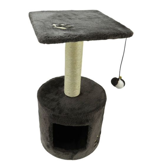 Arbre à chat bongo brun, ø30 cm x h 59 cm, pour chat