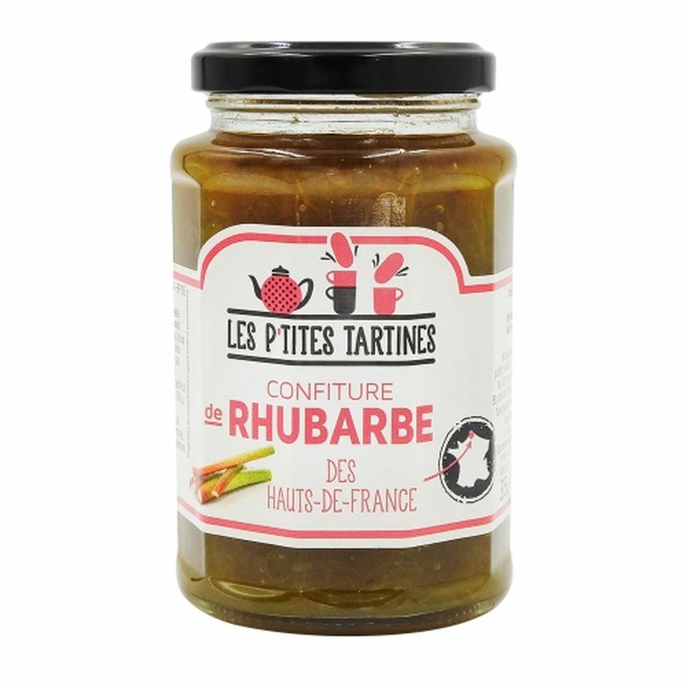 Confiture rhubarbe haut de france - les p'tites tartines