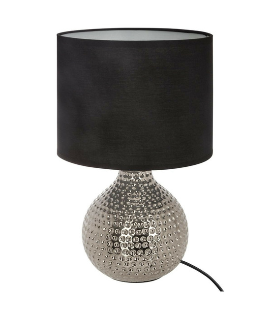 Lampe à poser en céramique martelée h 38 cm