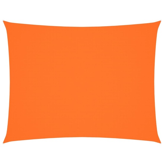 Voile de parasol tissu oxford rectangulaire 3x4,5 m orange