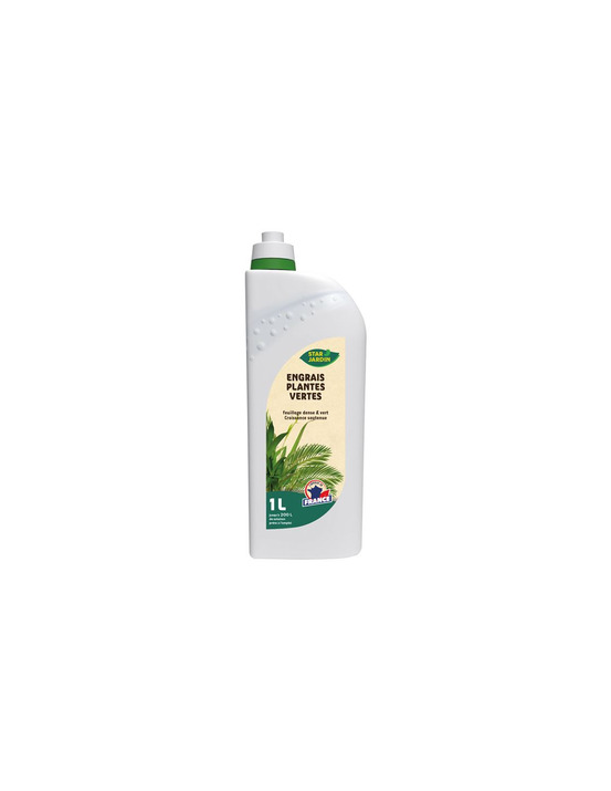 Engrais liquide plantes vertes 4.5.7 doseur 1l - star jardin