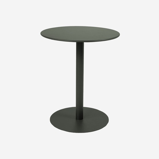 Table de jardin bistrot ronde acier 2 places - ø60cm - orea