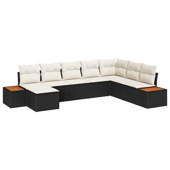 Ensemble de canapé de jardin 9 pc 8-nombre de places