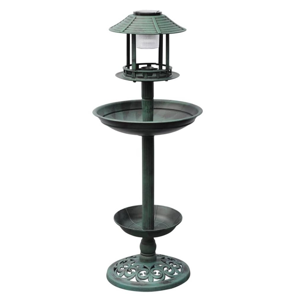 FONTAINE BAIN D OISEAUX VERTE-(865410)
