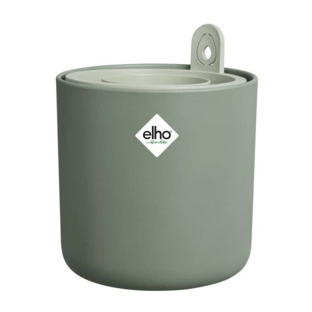 Pot de fleurs rond amazing avocado - plastique - ø 16 - leaf green