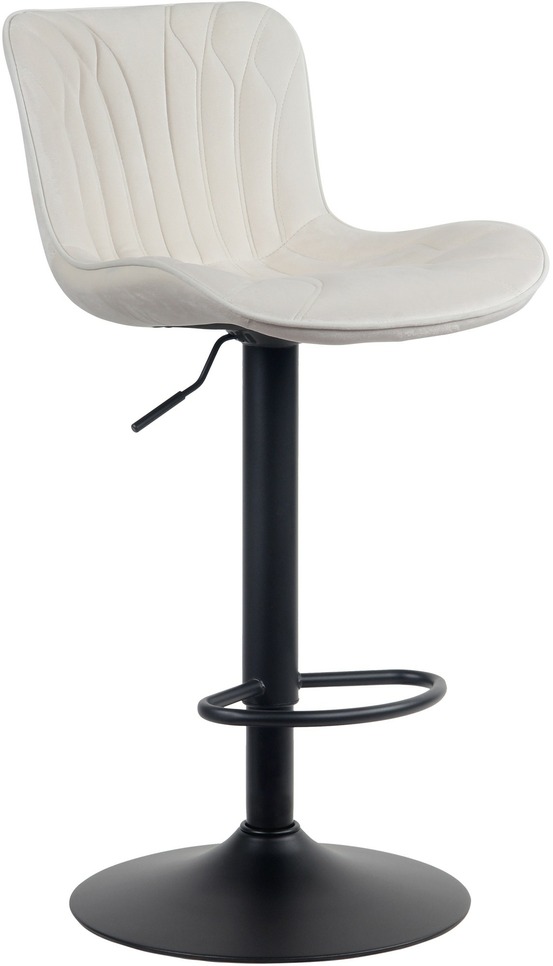 Tabouret de bar linus velours