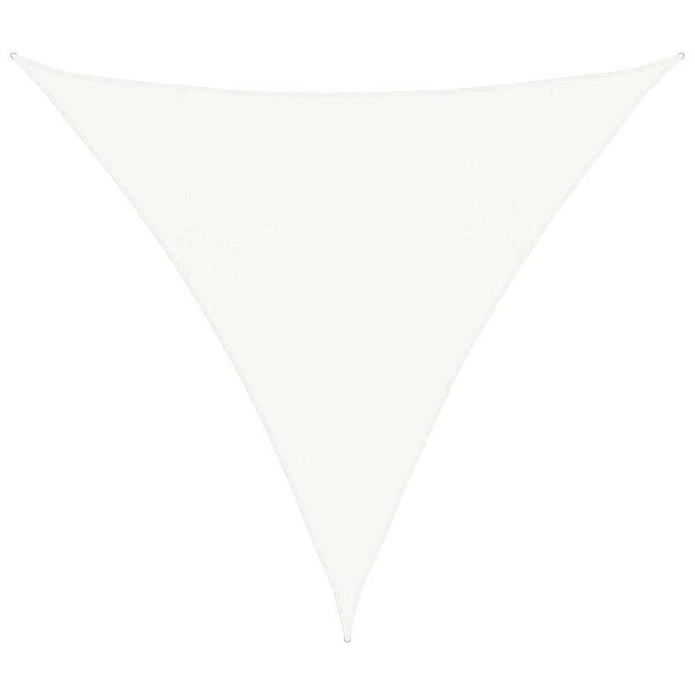 Voile d'ombrage 160 g/m² blanc 4,5x4,5x4,5 m pehd