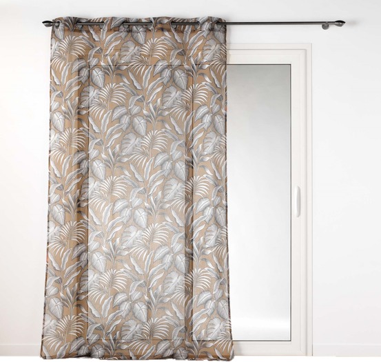 Rideau voile sable cabana