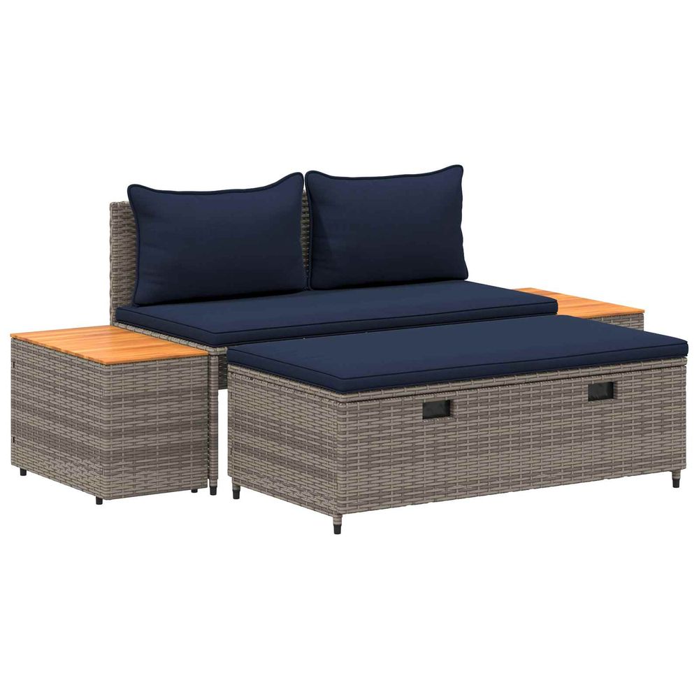Ensemble de canapés d'extérieur 4 -seater 4 pc 55 x 30 x 39 cm
