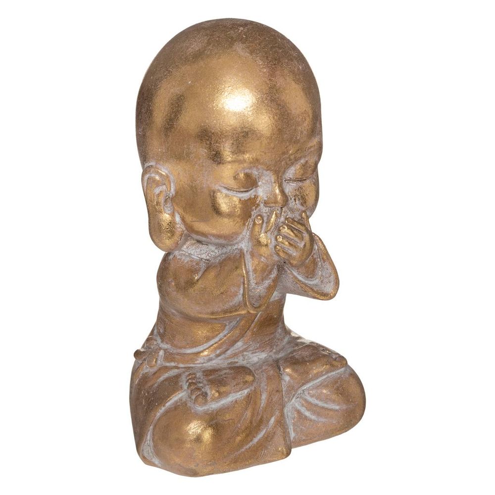 Bouddha assis jian h.14,5cm résine
