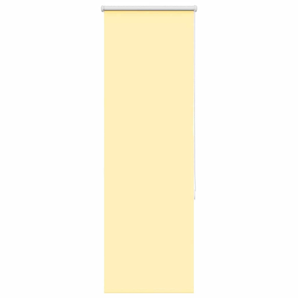 Store enrouleur occultant jaune largeur du tissu 50,7 cm