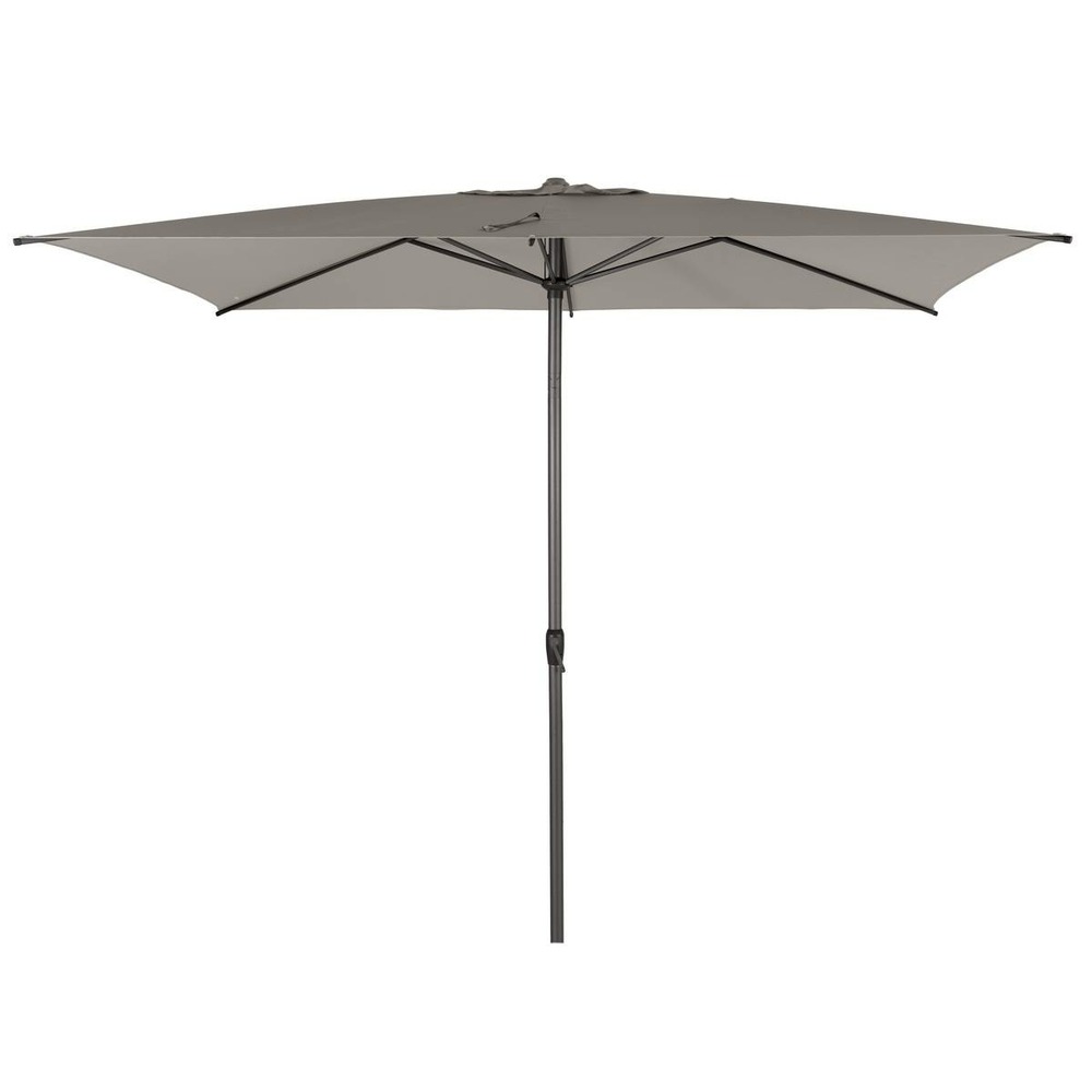 Parasol droit rectangulaire loompa taupe