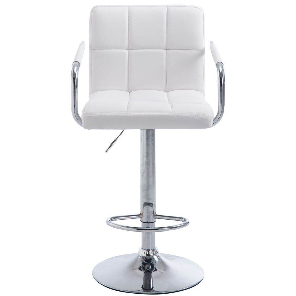 Lot de 2 tabourets de bar lucy v2 chromé