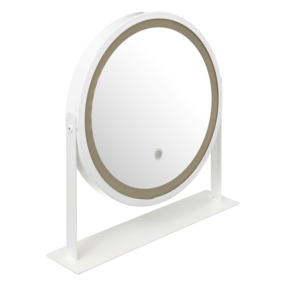 5five - miroir rond pivotant led blanc