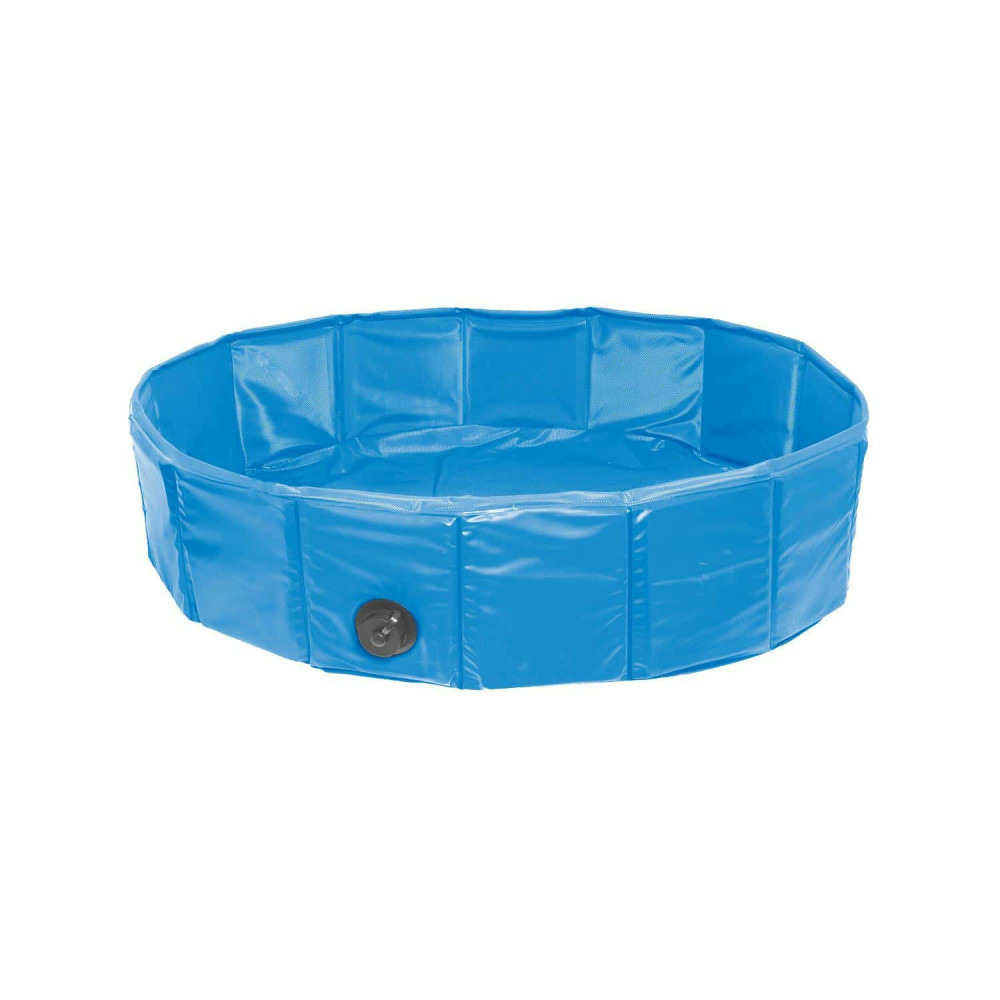Piscine ø 120 x 30 cm doggy splash bleu pour chien